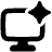 Computer Ai Spark Icon from Plump Solid Set