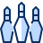 Bowling Pins Icon from Cyber Duotone Set