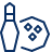 Bowling Icon from Cyber Line Set