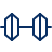 Dumbbell 1 Icon from Cyber Line Set