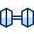 Dumbbell 2 Icon from Cyber Duotone Set