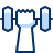 Dumbbell Hand Icon from Cyber Duotone Set