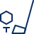 Golf 1 Icon from Cyber Line Set