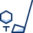 Golf 1 Icon from Cyber Duotone Set