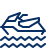 Jet Ski Icon from Cyber Line Set