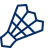 Shuttlecock Icon from Cyber Line Set