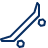 Skateboard Icon from Cyber Line Set