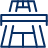 Tennis Court Icon from Cyber Line Set