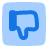 Interface Favorite Square Thumb Dislike icon - Free transparent PNG, SVG. No Sign up needed.