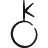 Astrology Symbol Chiron Icon from Freehand Duotone Set