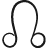 Astrology Symbol Head Node Icon from Freehand Duotone Set