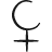 Astrology Symbol Lilith Icon from Freehand Duotone Set