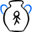 History Urn Vase Icon from Freehand Duotone Set