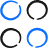 Dashboard Corners Circles icon - Free transparent PNG, SVG. No Sign up needed.