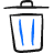 Delete Bin icon - Free transparent PNG, SVG. No Sign up needed.