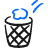 Delete Bin Throw icon - Free transparent PNG, SVG. No Sign up needed.