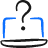 Help Laptop Question Message icon - Free transparent PNG, SVG. No Sign up needed.