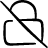 Lock Cancel Slash icon - Free transparent PNG, SVG. No Sign up needed.