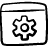 Settings Cog Browser icon - Free transparent PNG, SVG. No Sign up needed.