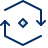 Synchronize Hexagon 2 Icon from Cyber Duotone Set