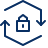 Synchronize Lock Encrypt 1 Icon from Cyber Line Set