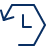 Synchronize Time Icon from Cyber Line Set