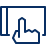 Hand Tablet 3 Icon from Cyber Line Set