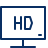 Television HD Icon from Cyber Line Set