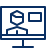 Television News Icon from Cyber Line Set