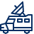 Television Truck Icon from Cyber Line Set