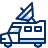 Television Truck Icon from Cyber Duotone Set