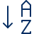 Arrange Letter Icon from Cyber Line Set