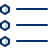 List Bullets 1 Icon from Cyber Duotone Set