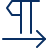 Paragraph Left TO Right Icon from Cyber Line Set