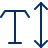 Scale Vertical Icon from Cyber Line Set