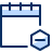 Calendar Subtract icon - Free transparent PNG, SVG. No Sign up needed.