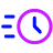 Time Duration Express Fast Icon from Plump Neon Set