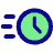 Time Duration Express Fast Icon from Plump Pop Set