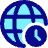 Time Globe Timezone Global Icon from Plump Pop Set