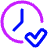 Time Schedule Set Icon from Plump Neon Set