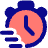 Timer Stopwatch Quick Fast Express Icon from Plump Pop Set