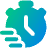 Timer Stopwatch Quick Fast Express Icon from Plump Gradient Set