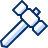 Hammer 1 Icon from Cyber Duotone Set