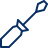 Screwdriver Icon from Cyber Line Set