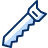 Woodsaw Icon from Cyber Duotone Set