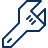 Wrench 2 Icon from Cyber Line Set