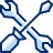 Wrench Screwdriver Icon from Cyber Duotone Set