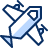 Airplane 5 Icon from Cyber Duotone Set