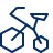Bicycle 2 Icon from Cyber Line Set