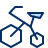 Bicycle 2 Icon from Cyber Duotone Set